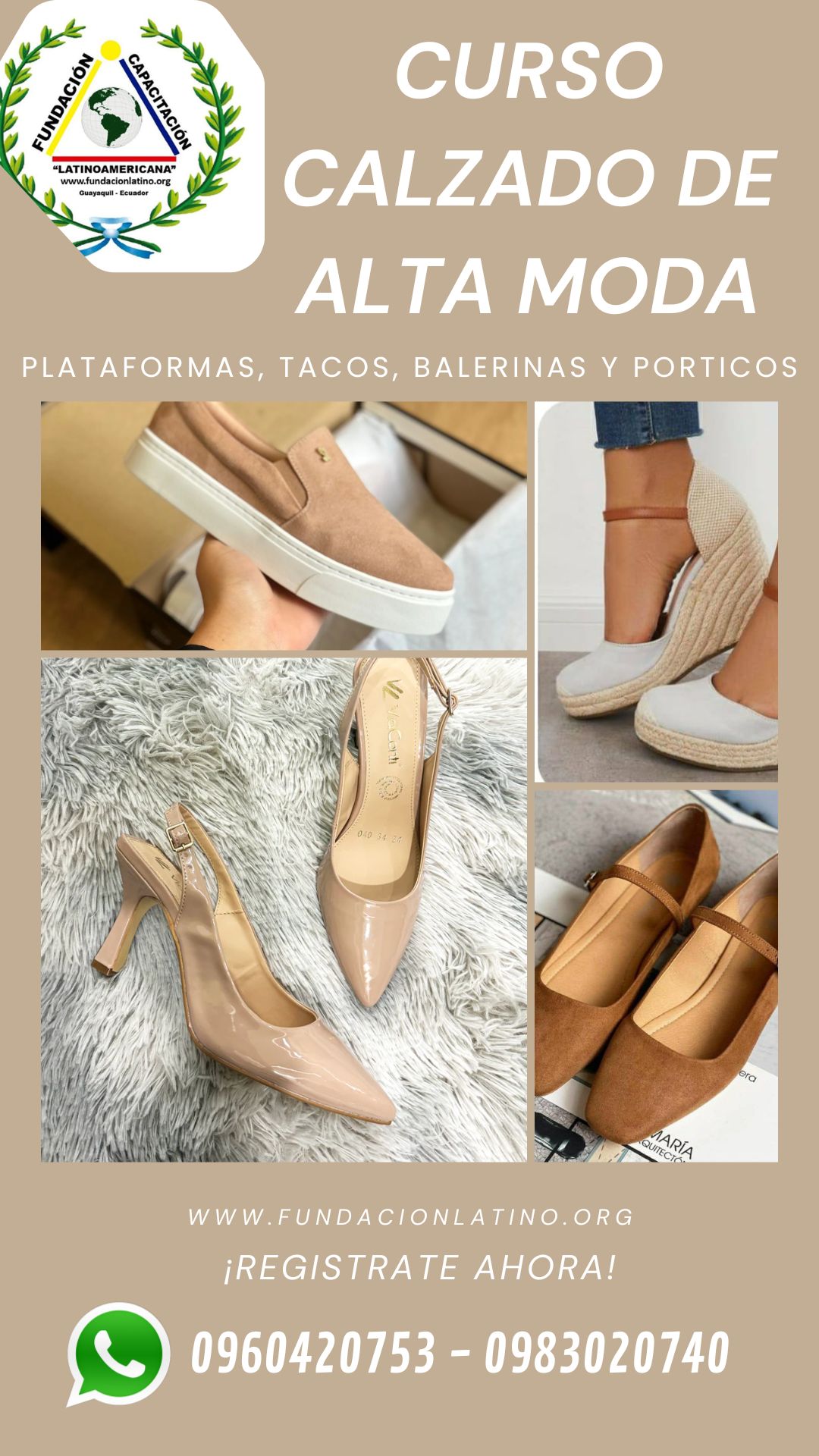 Curso Calzado Alta Moda Guayaquil