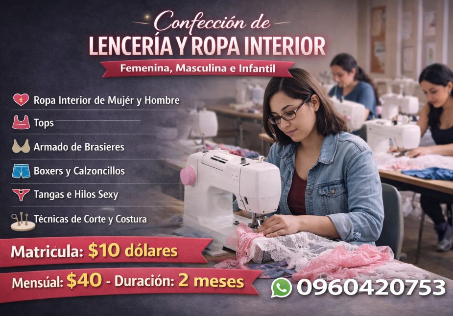 Curso de Lencería Guayaquil