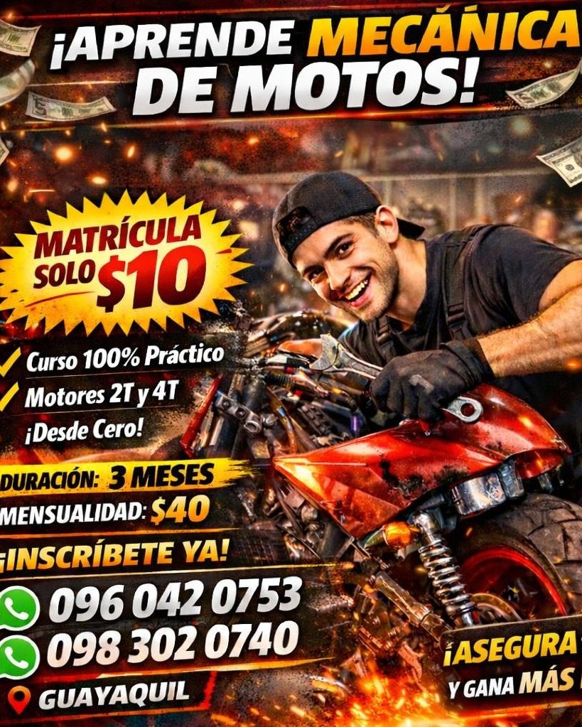Curso Mecánica de Motos Guayaquil