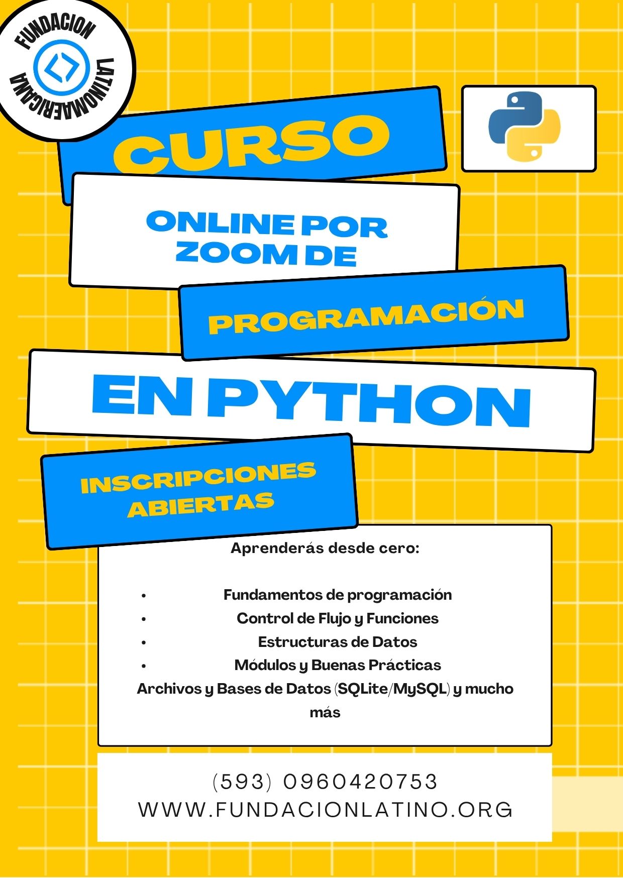 Curso Programación Python Guayaquil